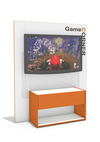 [Translate to Französisch:] Game Corner orange