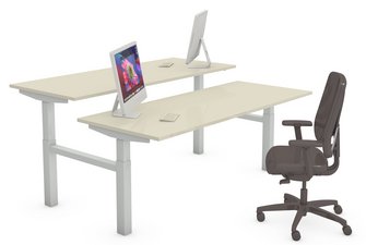 Tables de travail réglables en hauteur d'EcoDesignLibrary