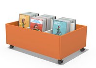 Bilderbuchtrog MARKET Rectangle sur roulettes