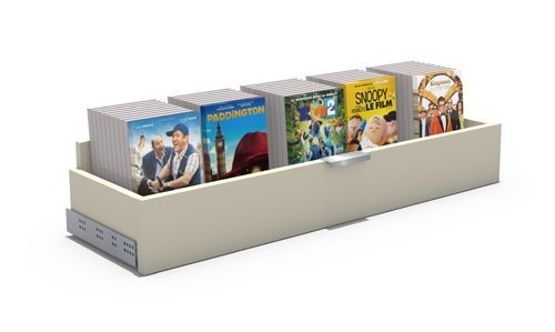Bac à médias pour DVD