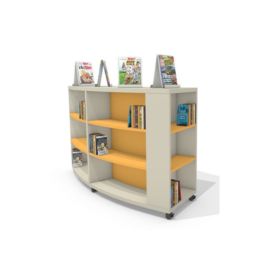 NOVA Round Système de rayonnages pour bibliothèques