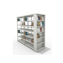 Côté frontal avec tablette inclinée pour étagère